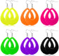 Neon Bright Teardrop Earrings - Heather's Heavenly Boutique