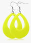 Neon Bright Teardrop Earrings - Heather's Heavenly Boutique