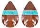 New Release Handmade Sublimation Western Teardrop Earrings - Heather's Heavenly Boutique