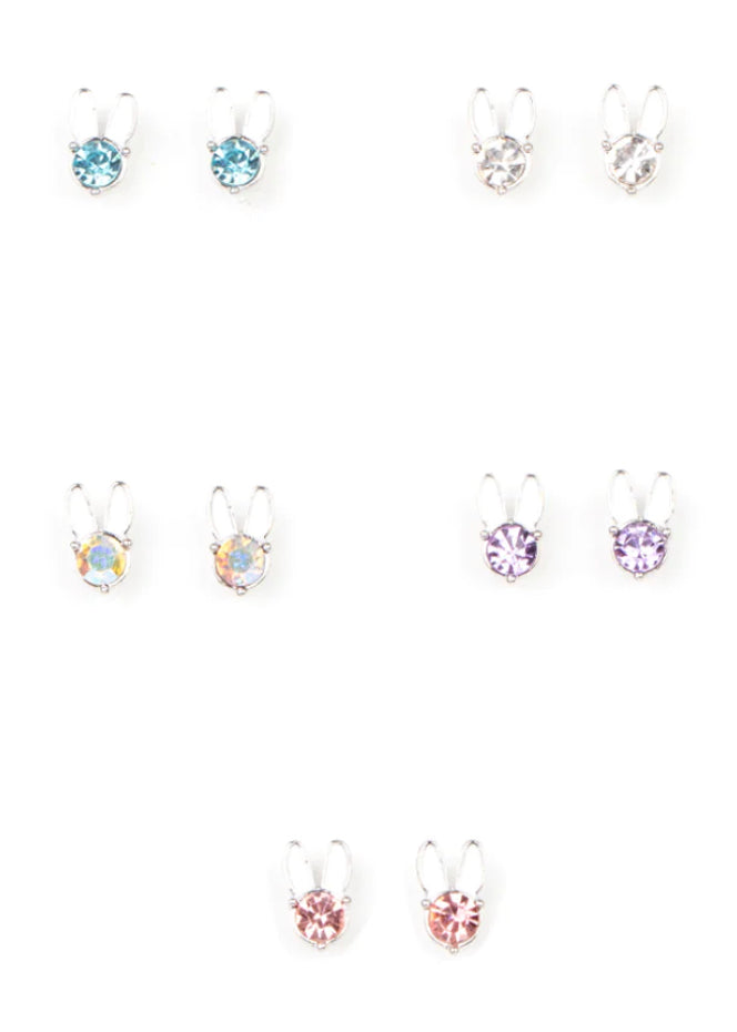 Kids Easter Stud Rhinestone Earrings - Heather's Heavenly Boutique