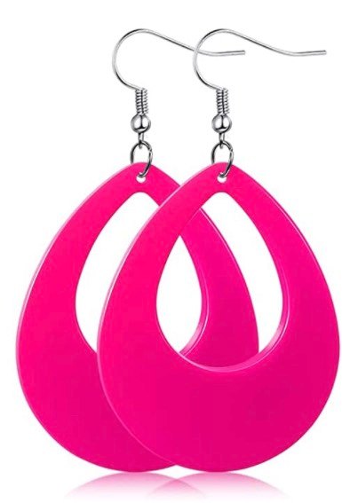 Neon Bright Teardrop Earrings - Heather's Heavenly Boutique