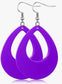 Neon Bright Teardrop Earrings - Heather's Heavenly Boutique